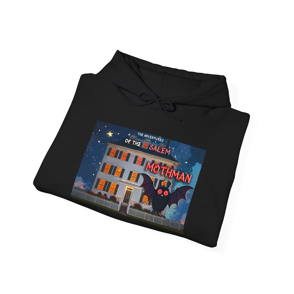 Thumbnail: Salem Mothman Unisex Heavy Blend™ Hooded Sweatshirt
