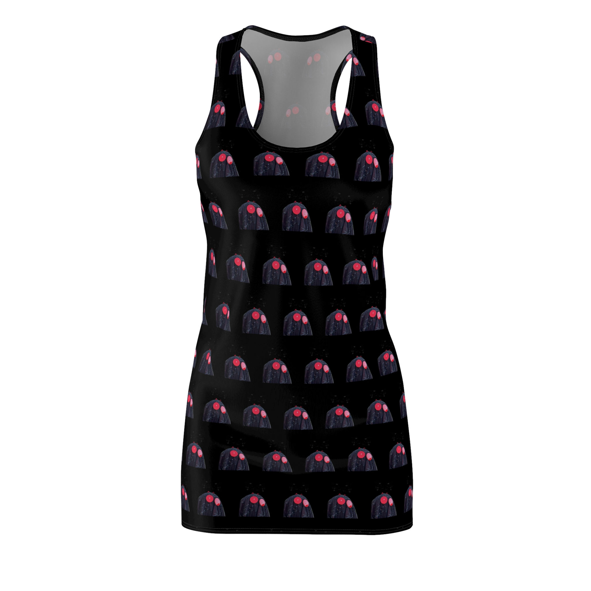 MOTHMAN Women's Cut & Sew Racerback Dress (AOP)