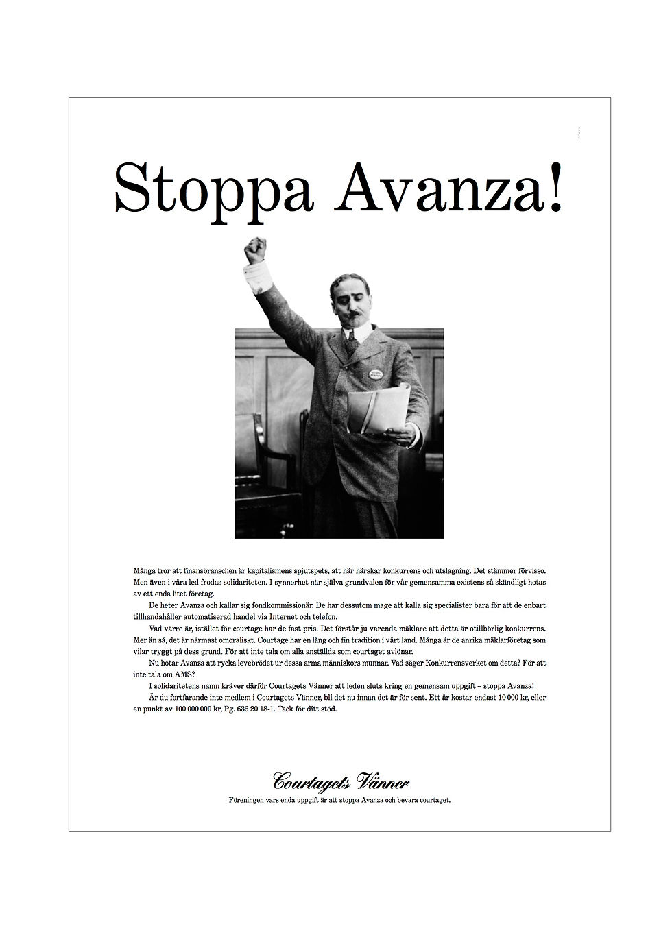 Avanza lansering