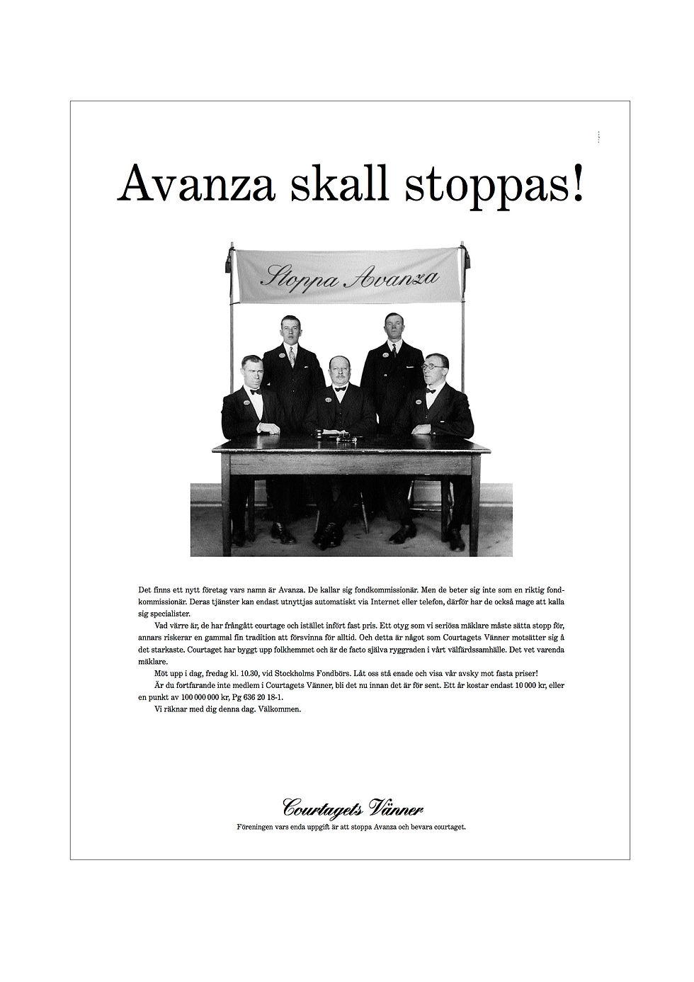 Avanza Lansering
