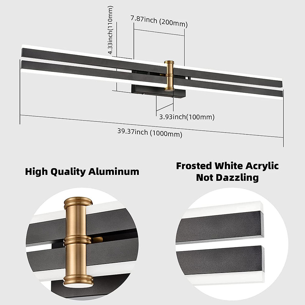 Miniature : Plastra Vanity - 24-32-40 Inch Dimmable Vanity Light 5000K