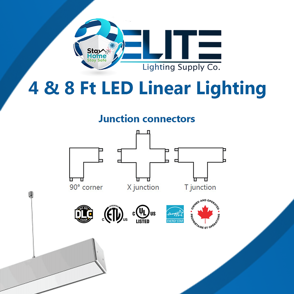 Thumbnail: VEGA Gen 2 - 4 Foot LED LINEAR Light - Black-3CCT | White 3CCT With Plate