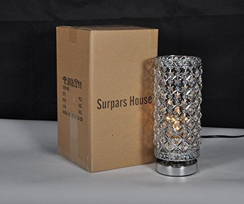 Miniature : Crystal Silver Table Lamp