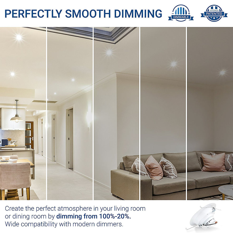 Thumbnail: Gimbal 6"-Inch LED Rotatable Gimbal Downlight (5"-Inch Compatible), Dimmable