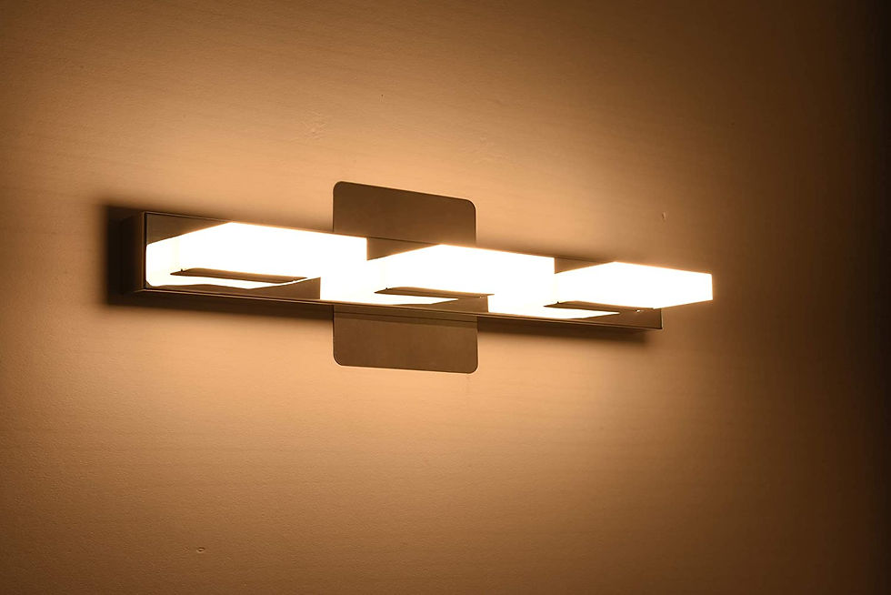 Thumbnail: Mire - Modern LED Vanity 3 Light in Acrylic Stainless Steel 16w