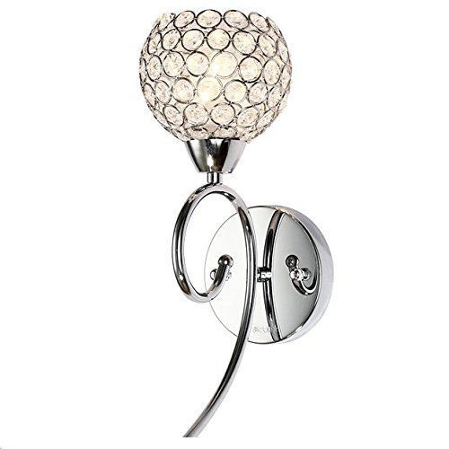 Crystalize- Royal Stem Chrome/Crystal Wall sconce