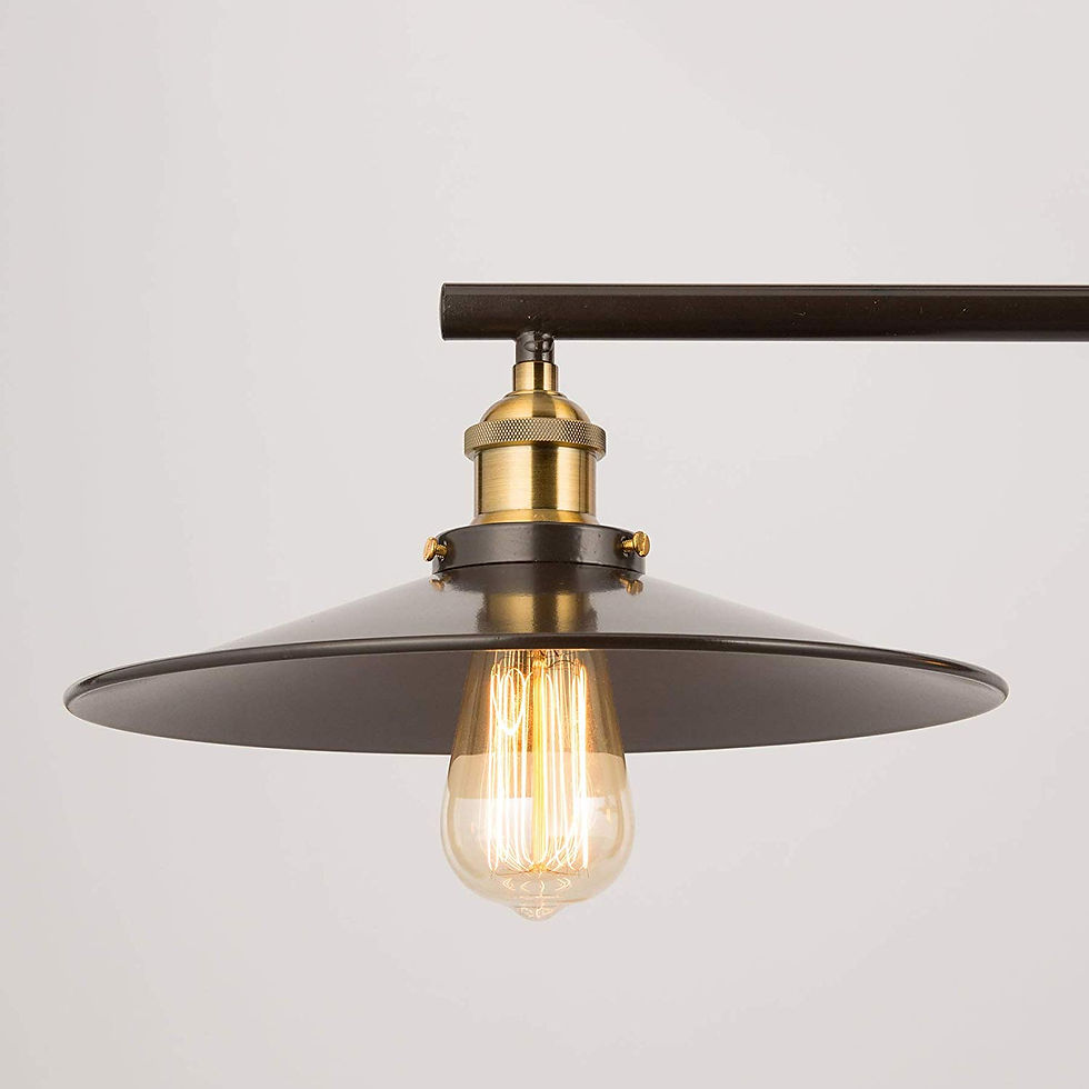 Thumbnail: Cozey House - Rustic three light island pendant light -Oil Rubbed Bronze Finish