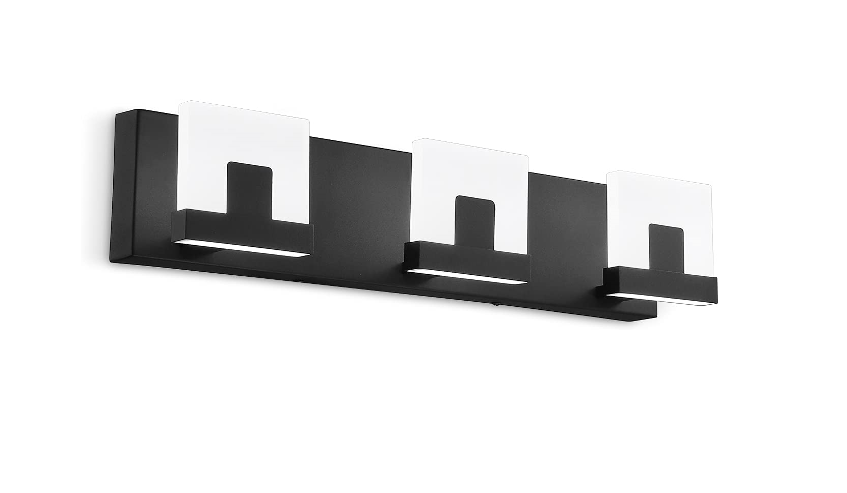 AMB Lighting -Acrylic Matte Black Vanity Lighting