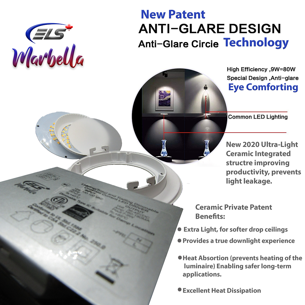 Miniature : ELS Canada - Marbella Series | Fine Down Light  850 LUMENS 8WATTS
