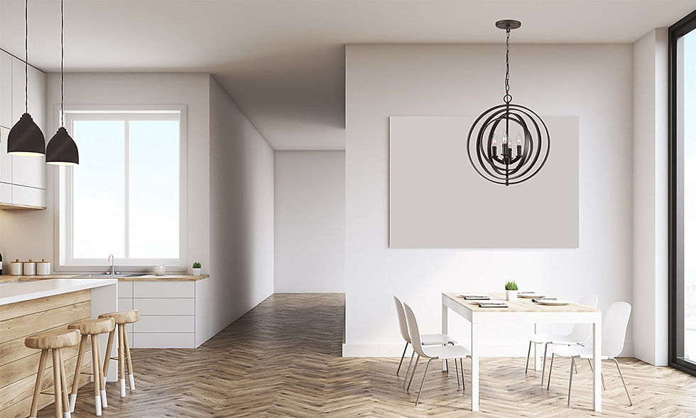 Miniature : Progress Lighting - P3827-20 - Equinox - Four Light Sphere Foyer