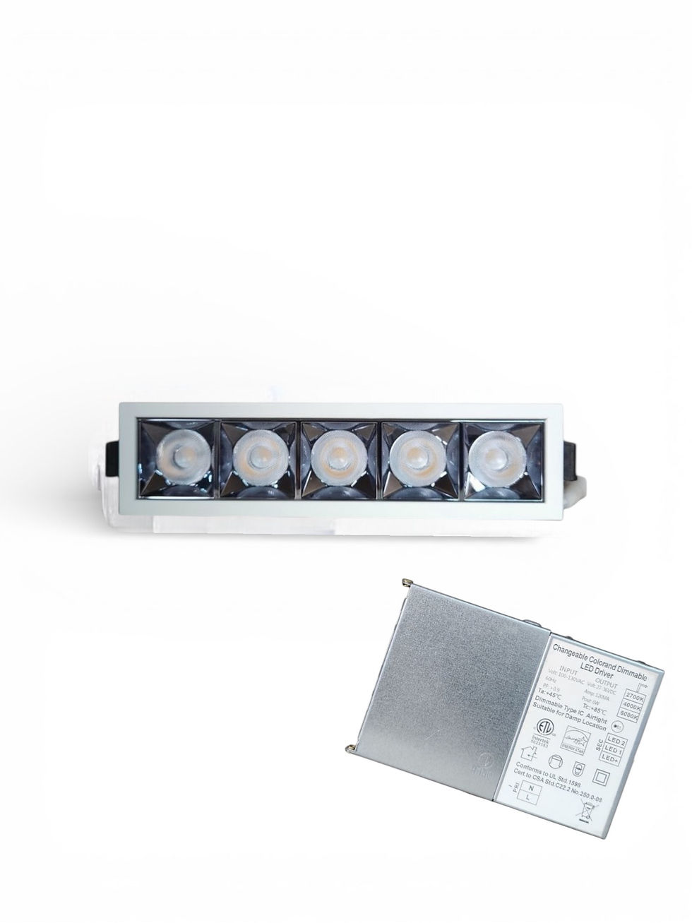 Thumbnail: Ventura Model LED Recessed Designer Linear Light 3CCT Dimmable