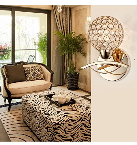 Thumbnail: Crystalize - Modern LED Crystal Bath/ hall Wall Sconce