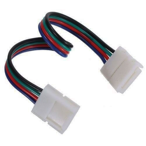 Thumbnail: Quick Connect 4 Pin RGB LED Strip to Strip lighting connector 10MM (10 Pack)