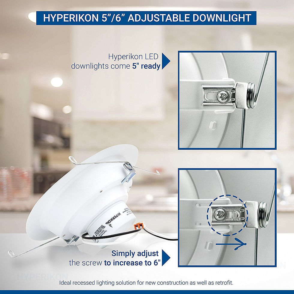 Thumbnail: Gimbal 6"-Inch LED Rotatable Gimbal Downlight (5"-Inch Compatible), Dimmable