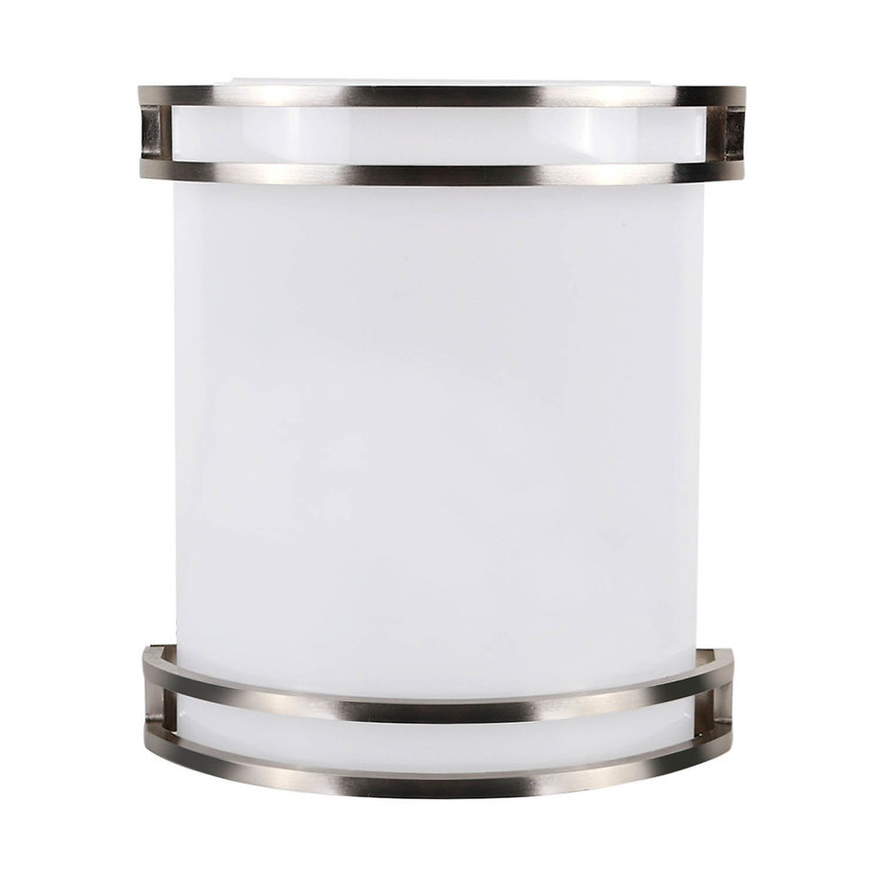 Miniature : Lithonia 10 Inch High Intergrated Led Wall Sconce Light Fixture Brush Nickel 14w