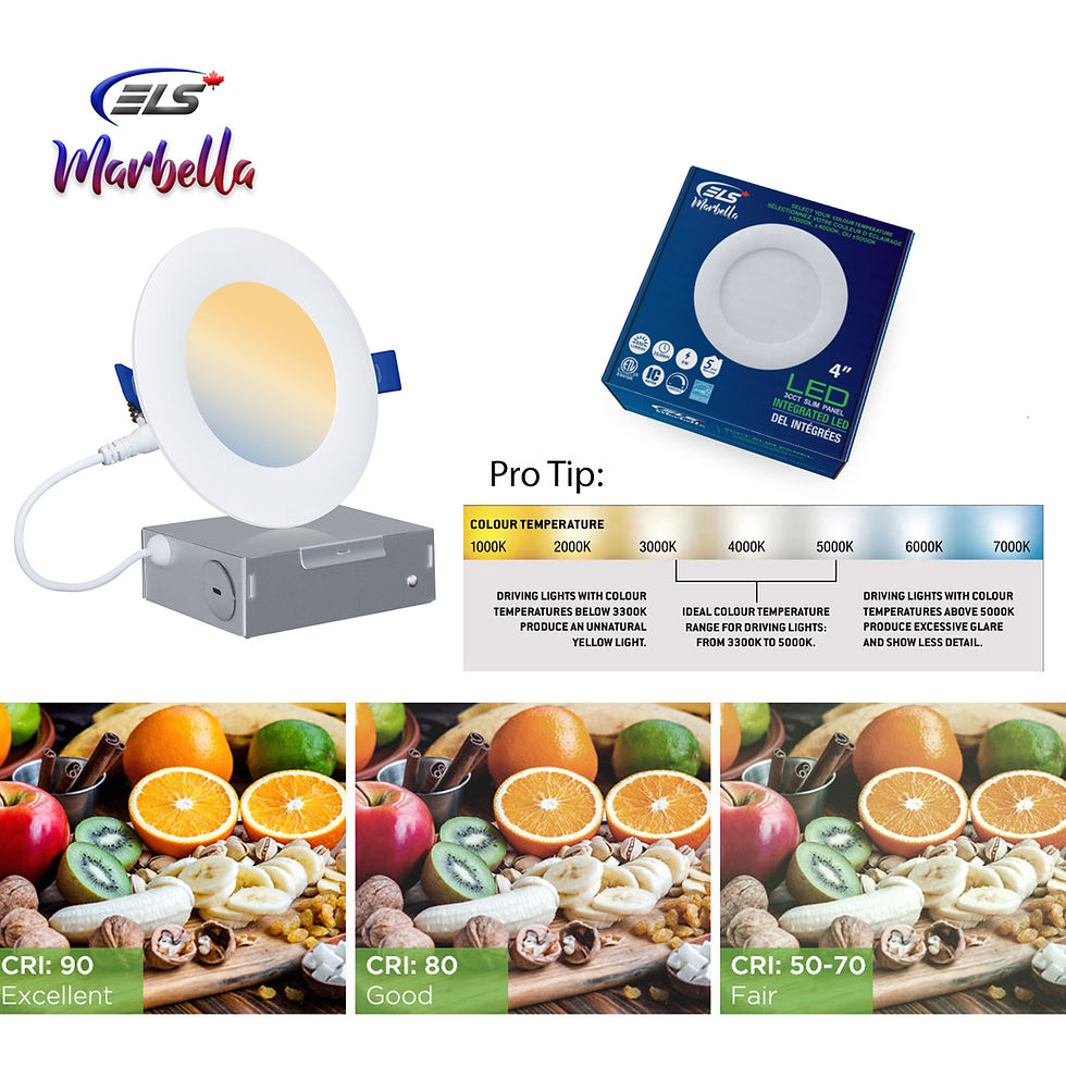Thumbnail: ELS Canada - Marbella 3CCT Gen2| 4" Fine Downlight |"SW" Mode | 850Lumens 8Watts