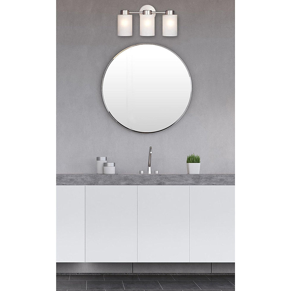 Miniature : Westinghouse 6227900 Sylvestre Three-Light Interior Wall Fixture, Brushed Nickel
