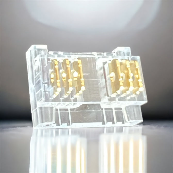 Miniature : 6 PIN RGBW+CCT Cordless Strip 2 Strip Element Strip light Crimp-ON Connector 5P
