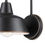 Thumbnail: Delancey | 1-Light Outdoor/Indoor Wall Sconce, Oil Rubbed Bronze, White Interior
