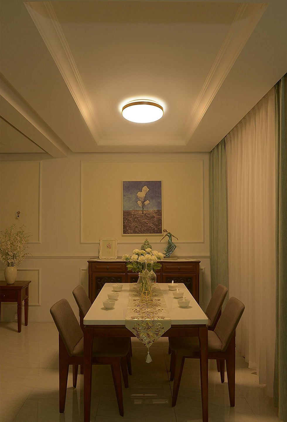 Thumbnail: LVWIT LED Ceiling Light 11 Inch 14W (100W Equivalent) Dimmable 1000 Lumens