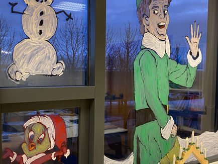 Jólalegt í Flóaskóla