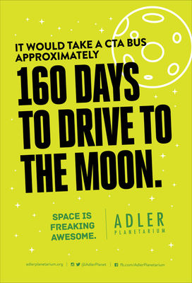 Driving to the Moon Poster