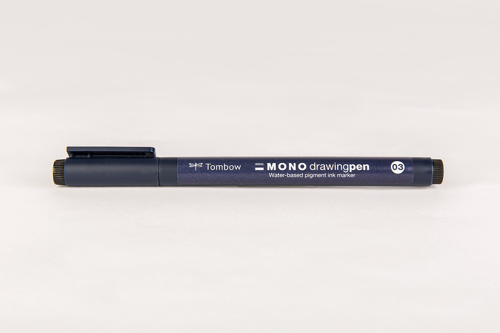 Miniaturbild: Tombow MONO drawingpen, 0,3 mm, schwarz