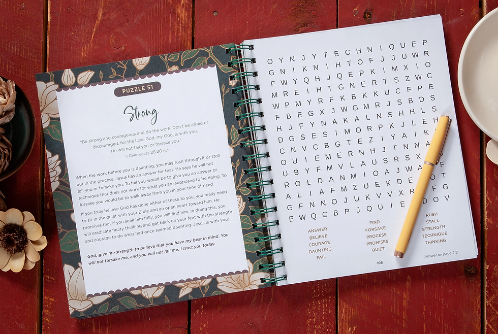 Thumbnail: Bible Word Search Devotional (Strength for Women)