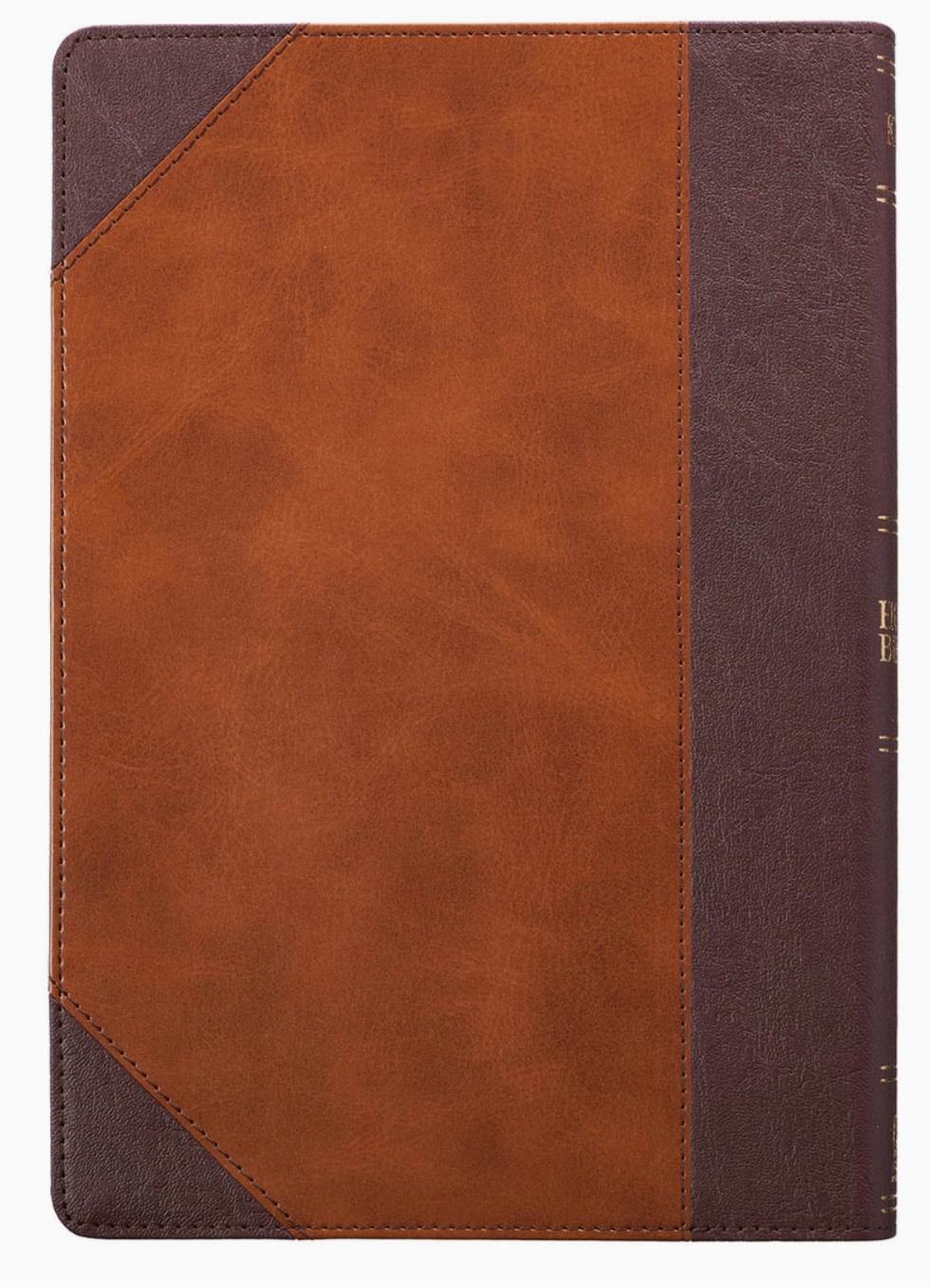 Thumbnail: KJV Bible Brown Two-Tone