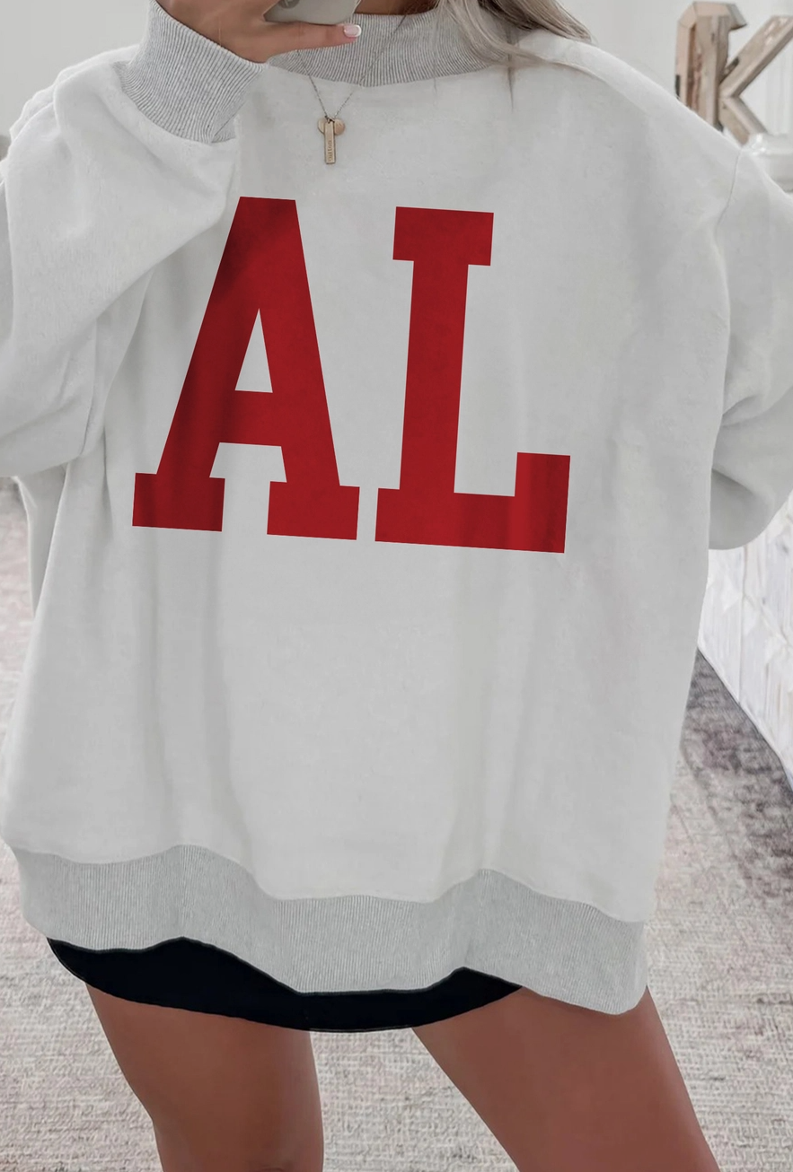 Alabama Reversible Mock Neck Sweatshirt