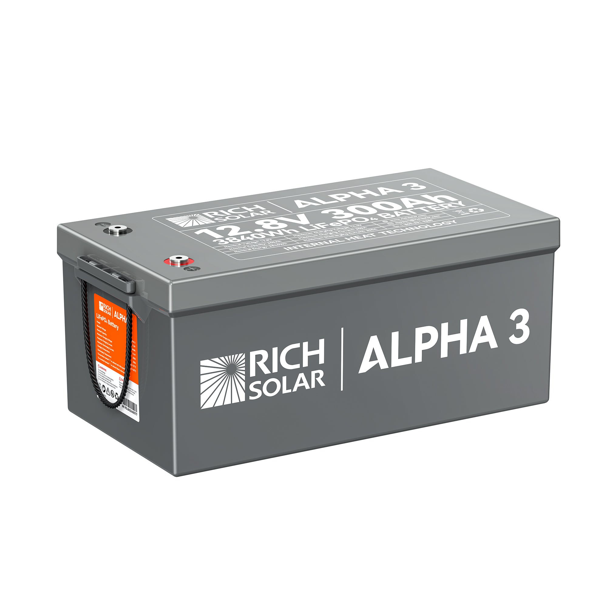 RICH SOLAR ALPHA 3 | 12V 300Ah LiFePO4 Battery