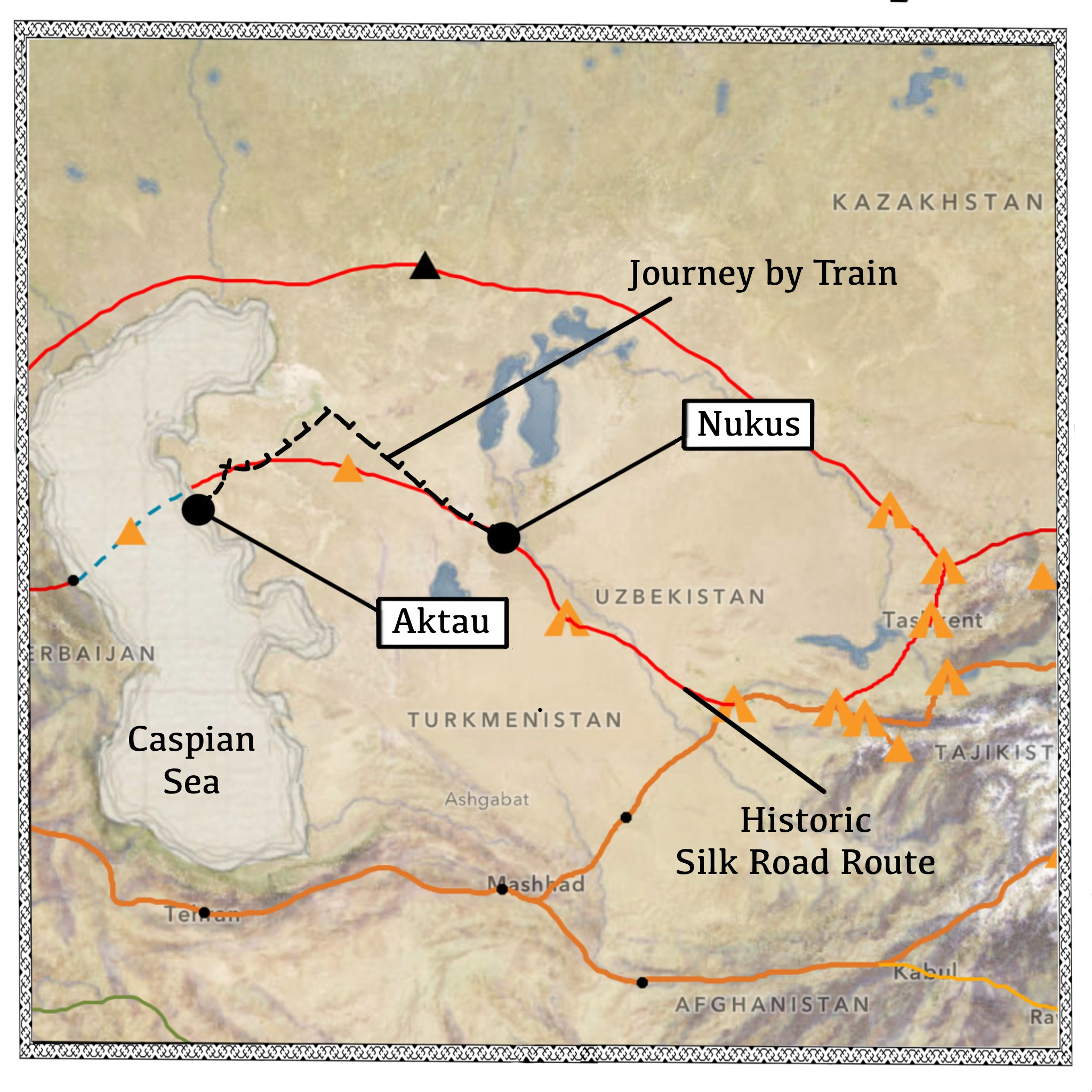 33 Hours | Kazakhstan and Uzbekistan by Train