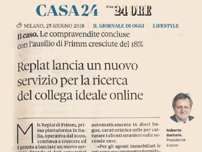 REplat è il “caso” del Sole 24Ore: compravendite in crescita, tecnologia all’avang