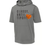 Thumbnail: Grey Short Sleeve Hooded Pullover