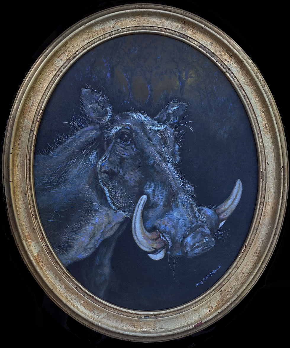 A Dignified Warthog Portrait