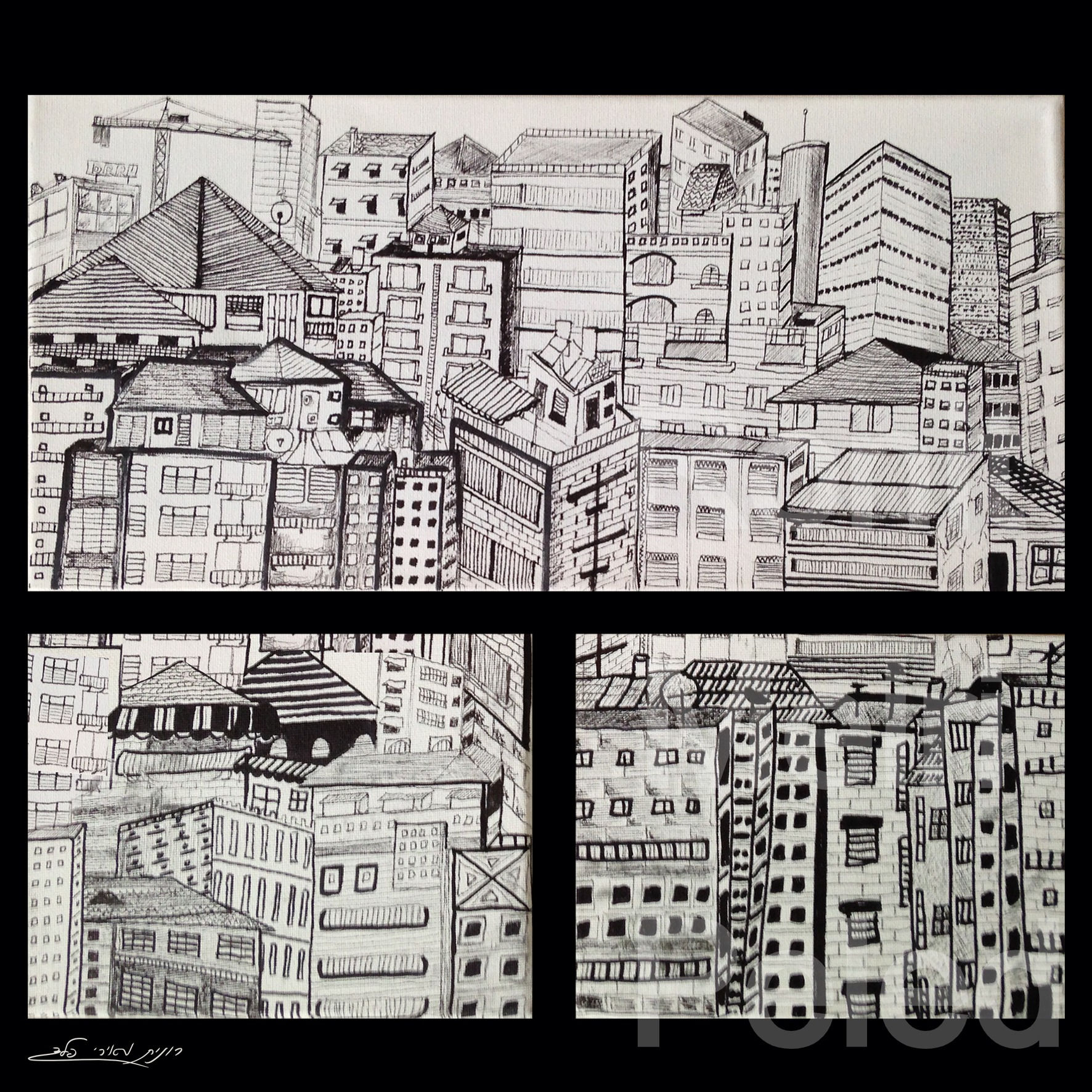 URBAN VIEW IN B&W