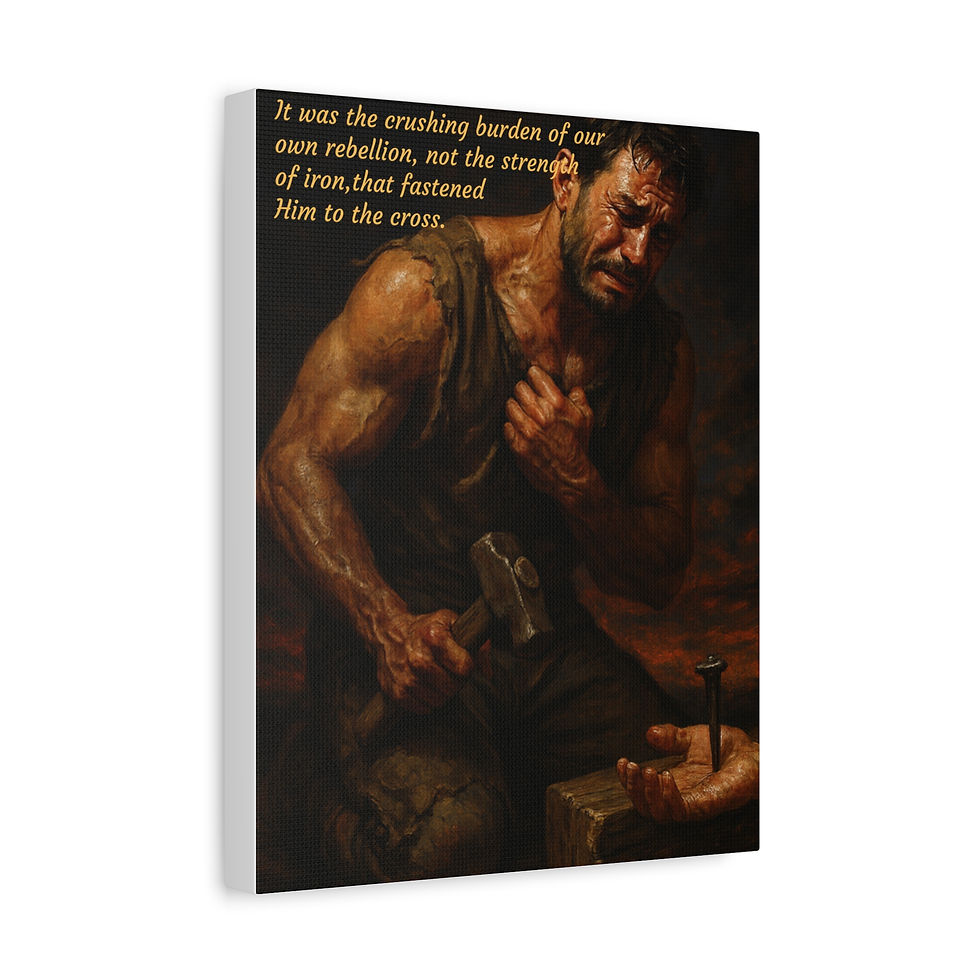 Thumbnail: Weight of Sin Canvas Print