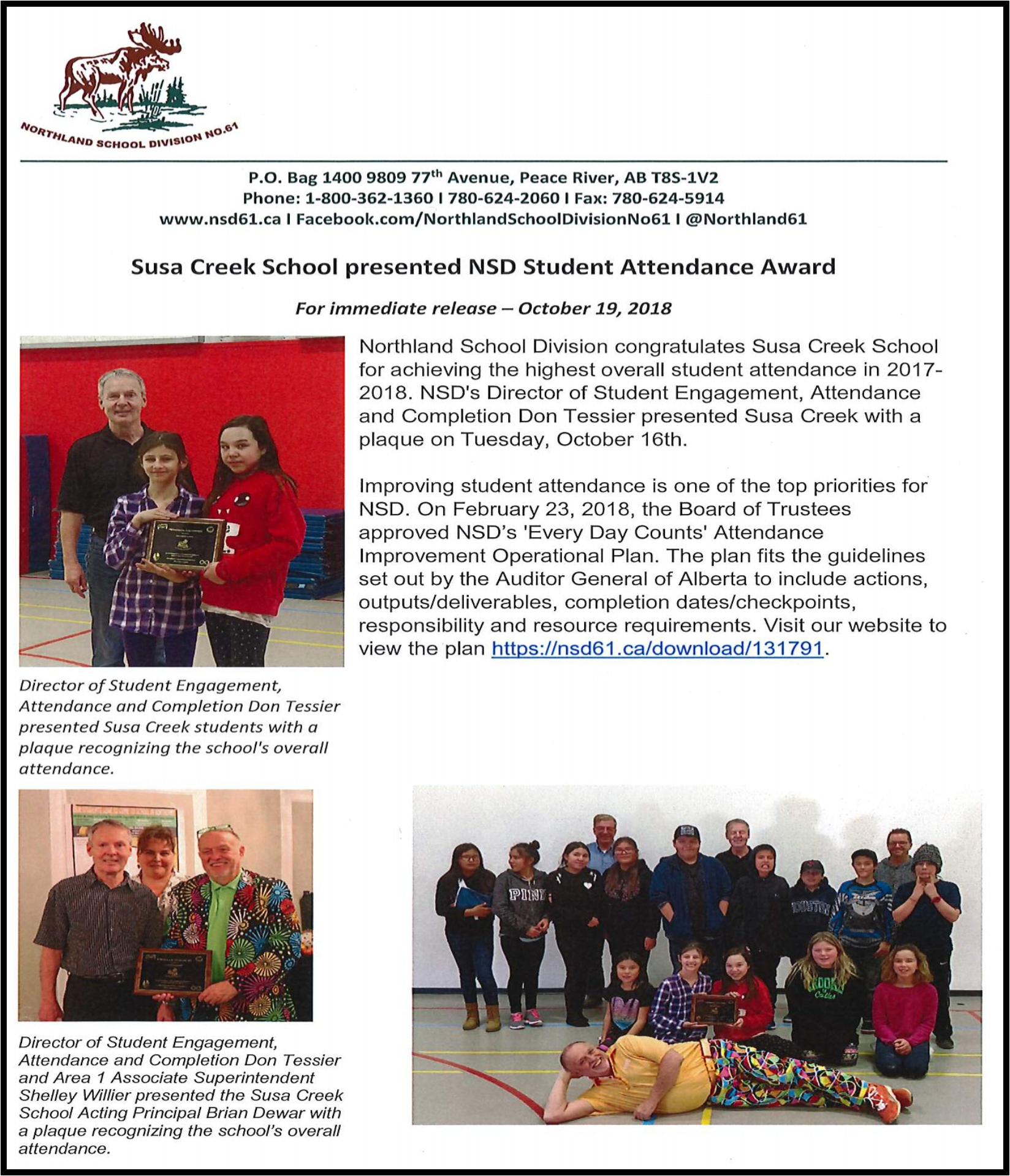 Student Attendance Award