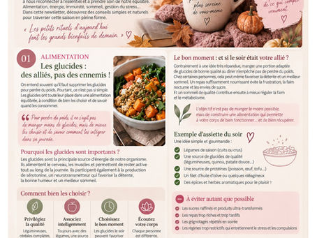 🌿 Les clés du bien-être féminin — Octobre 2026