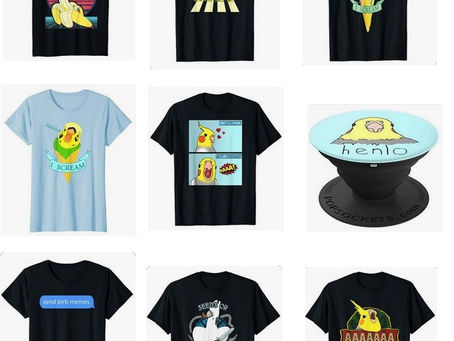 Birb T-shirts are on AMAZON too!