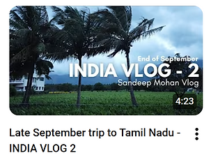 My trip to Coimbatore