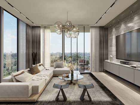 3 Bedroom Apartment Lounge