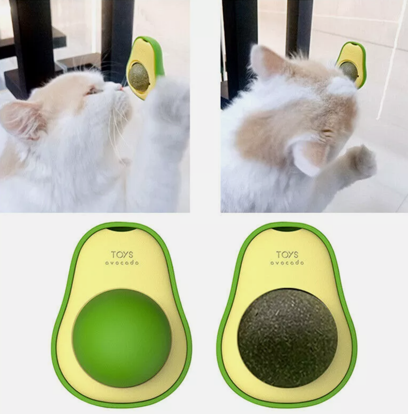 Thumbnail: Avocado Catnip - Ball Cat Toy