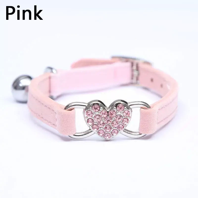 Thumbnail: Love Colored Diamond Bell Cat Collar