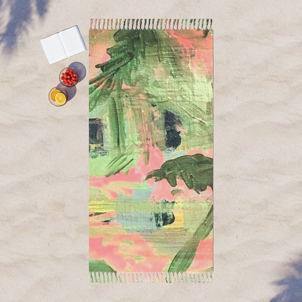 Thumbnail: Towel, Sorong, and Wrap Scarf The Bahamas Collection By: Baum Enterprise 