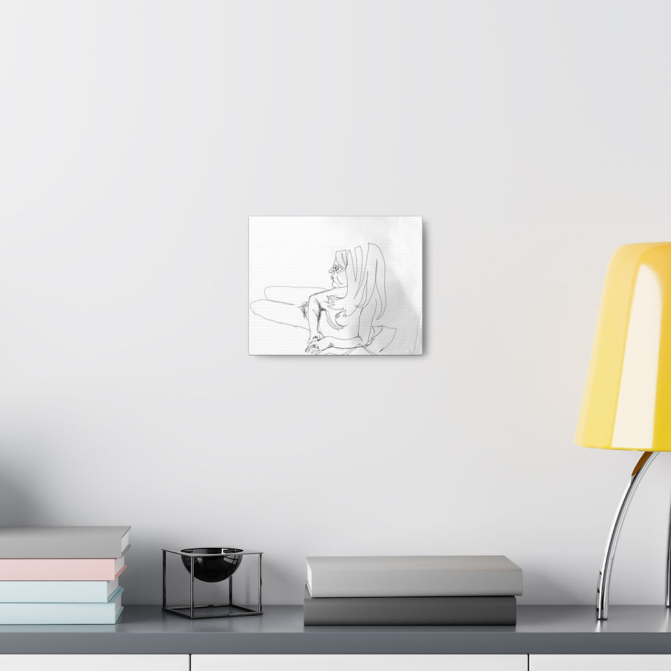 Thumbnail: Canvas Gallery Wraps Print of Woman in St. Petersburg By: Baum Enterprise