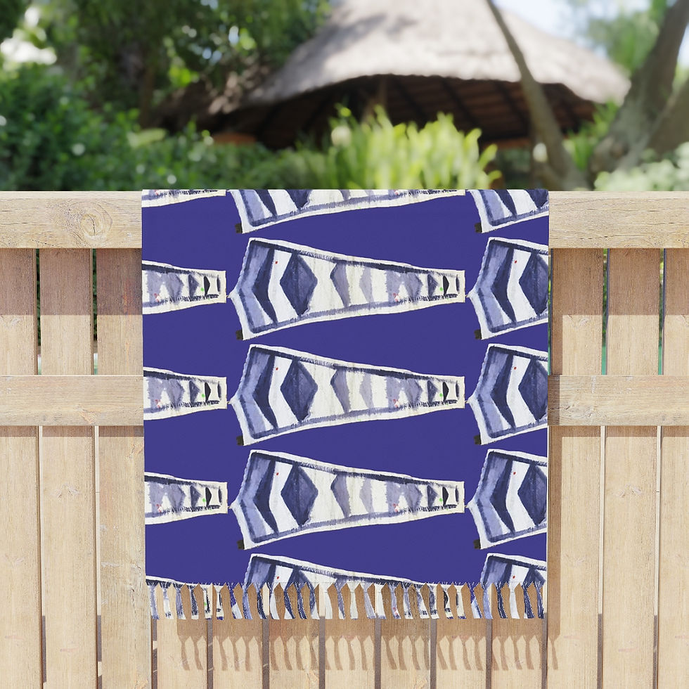 Thumbnail: Turkish Beach Towel The Blue Burgee Collection By Baum Enterprise