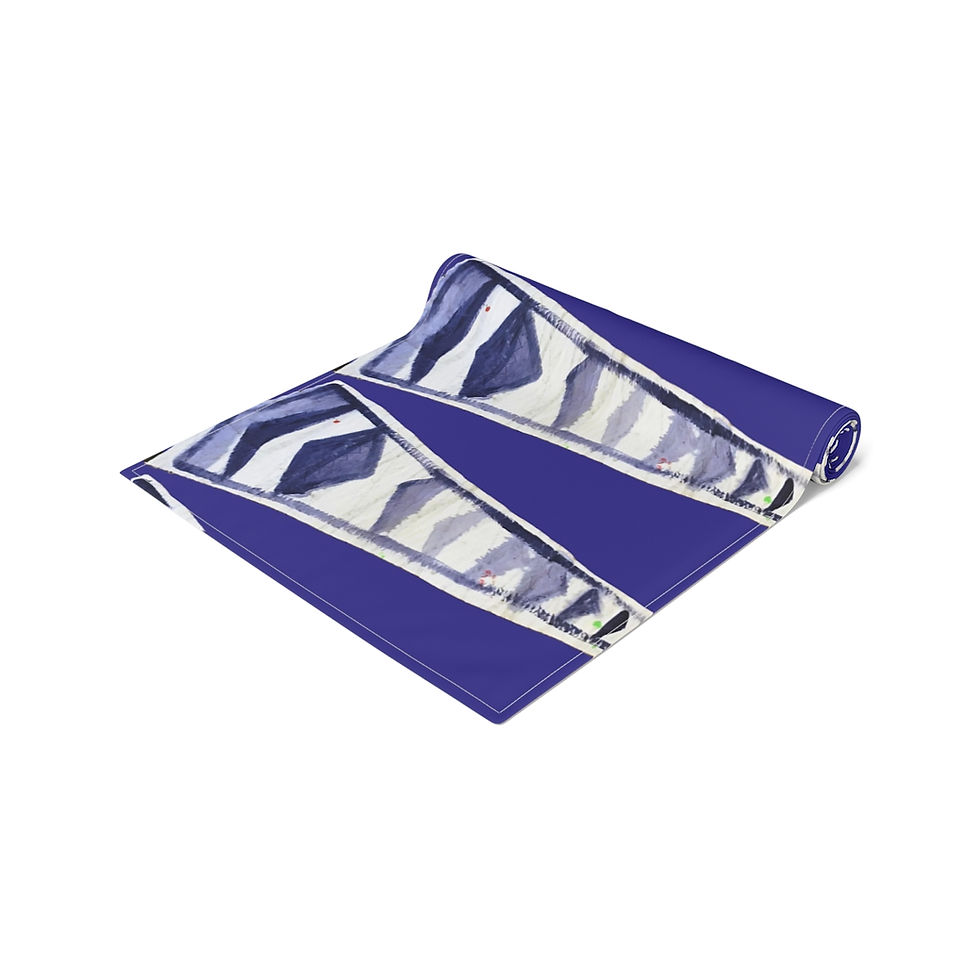 Thumbnail: Table Runner (Cotton, Poly) The Blue Burgee Collection By Baum Enterprise