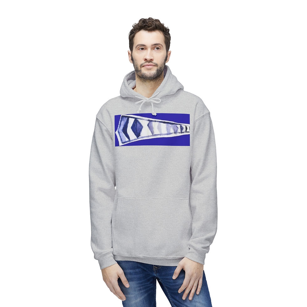 Thumbnail: The Blue Burgee Unisex Hooded Sweatshirt, Made in US