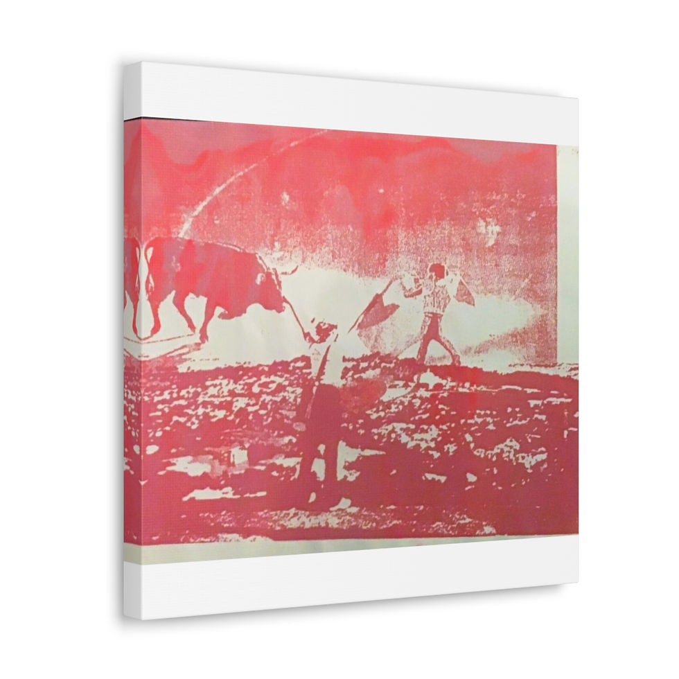 Thumbnail: Canvas Gallery Wraps Print of Bullfighting in WA By: Baum Enterprise